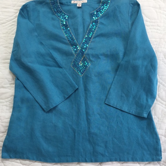 JM Collection Tops - JM collection boho tunic/blouse.3/4 sleeves.